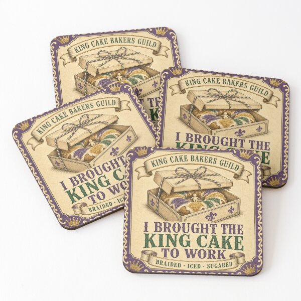Item preview, I Brought the King Cake to Work Coworker Gift designed and sold by BoosterShop.