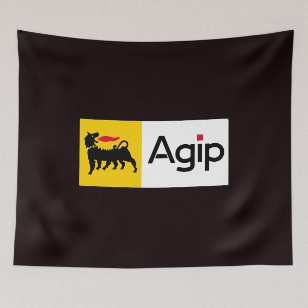 Item preview, Agip Logo Retro Vintage Italian Petrol Art designed and sold by Millle-Feuye.