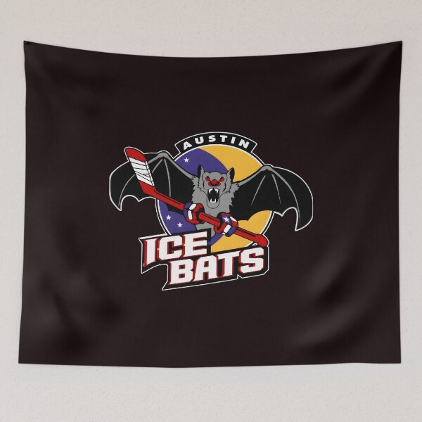 Item preview, Austin Ice Bats Retro Hockey Mascot  designed and sold by Millle-Feuye.