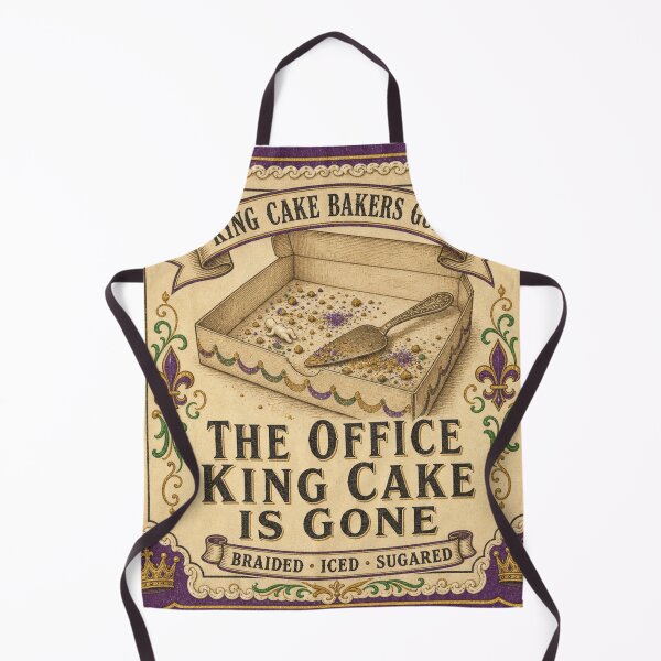Item preview, The Office King Cake Is Gone Break Room Humor designed and sold by BoosterShop.