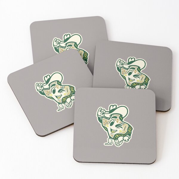 Item preview, Texas Cowboy Mascot Waving Retro State Design-58 designed and sold by JanKern.
