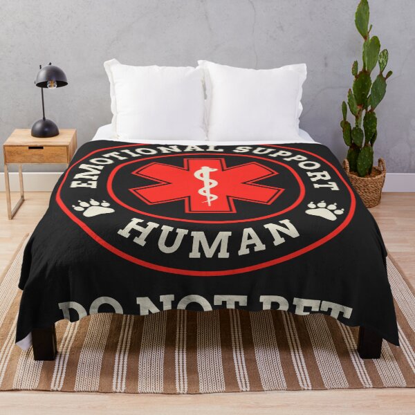 Item preview, Emotional Support Human Do Not Pet Funny Medical EMS designed and sold by BUNNIES-EL.