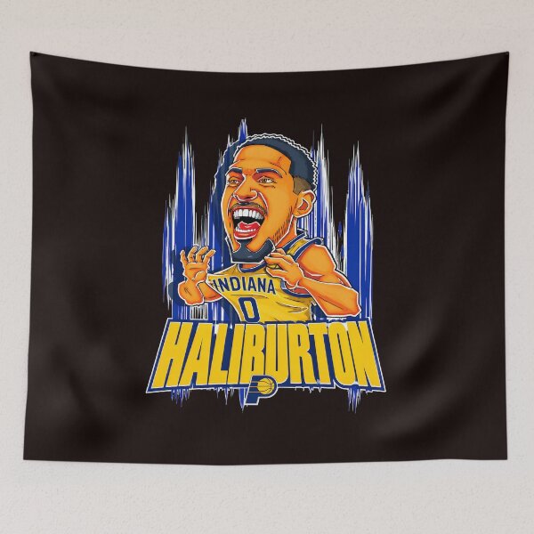 Item preview, Haliburton Indiana Caricature Sports Fan  designed and sold by Artful-Blooms.