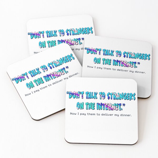 Item preview, DONT TALK TO STRANGERS  designed and sold by JUSTtheAUDACITY.