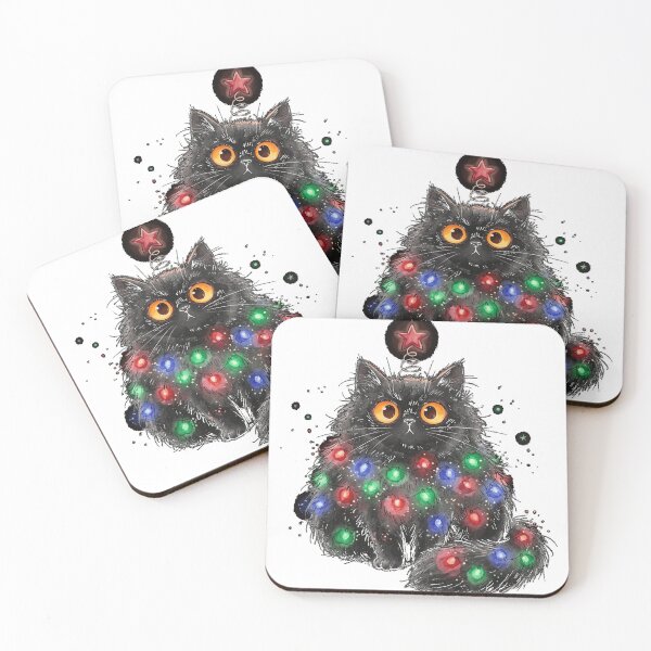 Item preview, Christmas light cat Classic T-Shirt designed and sold by MattiaDedo.