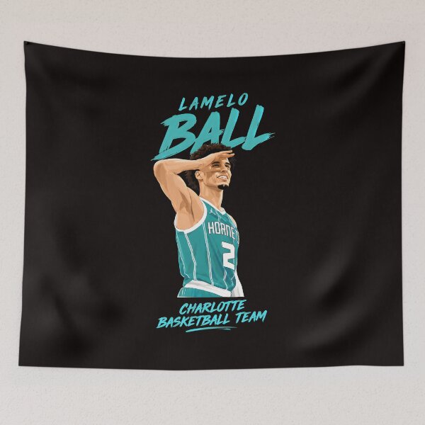 Item preview, Lamelo Ball Charlotte Basketball Team Art designed and sold by NoxArtis.