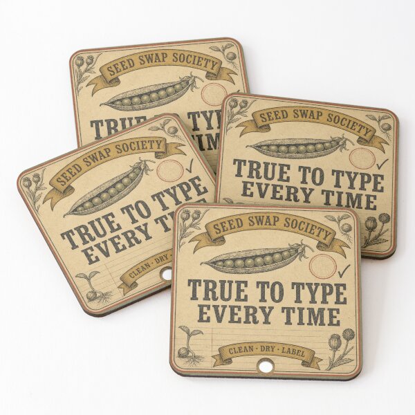 Item preview, True to Type Every Time Seed Saving designed and sold by BoosterShop.