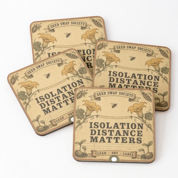 Item preview, Isolation Distance Matters Garden Humor designed and sold by BoosterShop.
