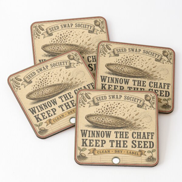 Item preview, Winnow the Chaff Keep the Seed Heirloom Seeds designed and sold by BoosterShop.