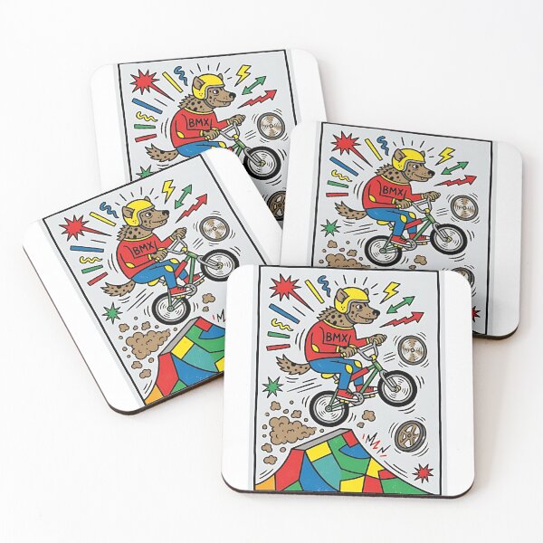 Item preview, Spotted Hyena BMX Racer – Full Throttle designed and sold by PictoVibe.