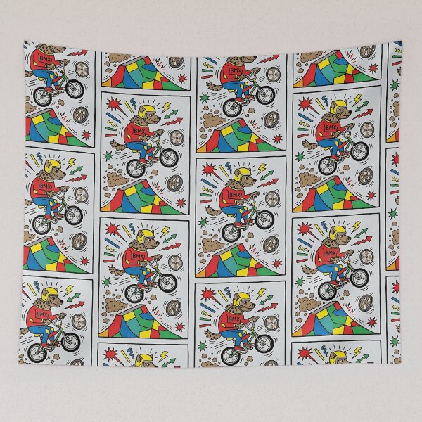 Item preview, Spotted Hyena BMX Racer – Full Throttle designed and sold by PictoVibe.