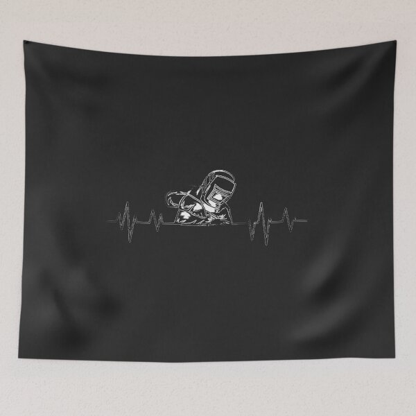 Item preview, Welder Heartbeat Pulse EKG Line Metal Fabricator designed and sold by BUNNIES-EL.