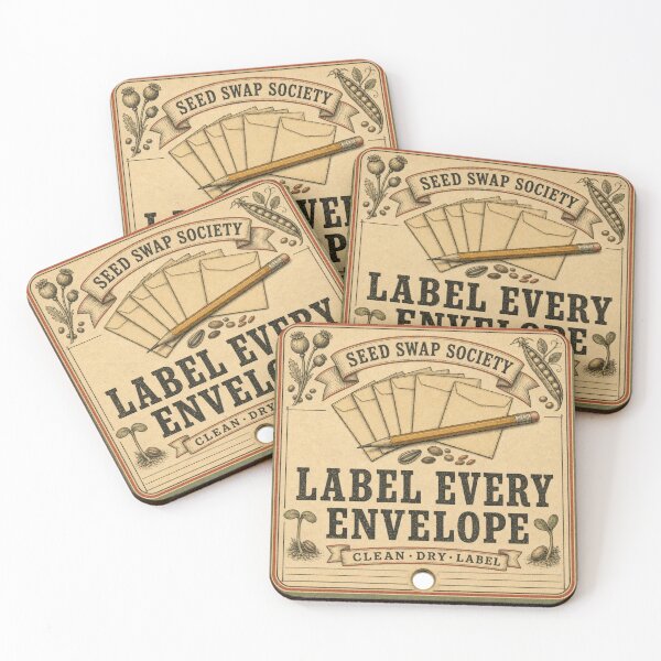 Item preview, Label Every Envelope Organized Gardener designed and sold by BoosterShop.