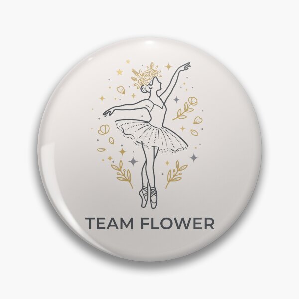 Item preview, Team Flower Waltz Nutcracker Ballet Floral Ballerina designed and sold by Kate Hyunsu Cho.