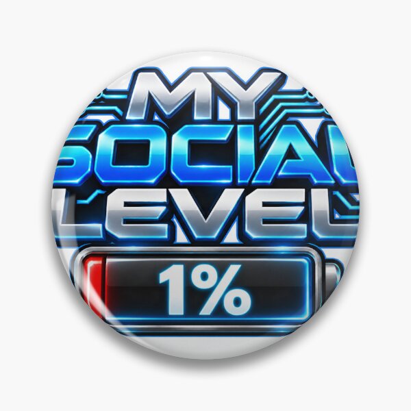 Item preview, My Social Level Battery Indicator designed and sold by DanEstes.