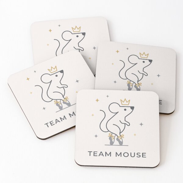 Item preview, Team Mouse Nutcracker Ballet Dancer Cute Gold Star Design designed and sold by Kate Hyunsu Cho.