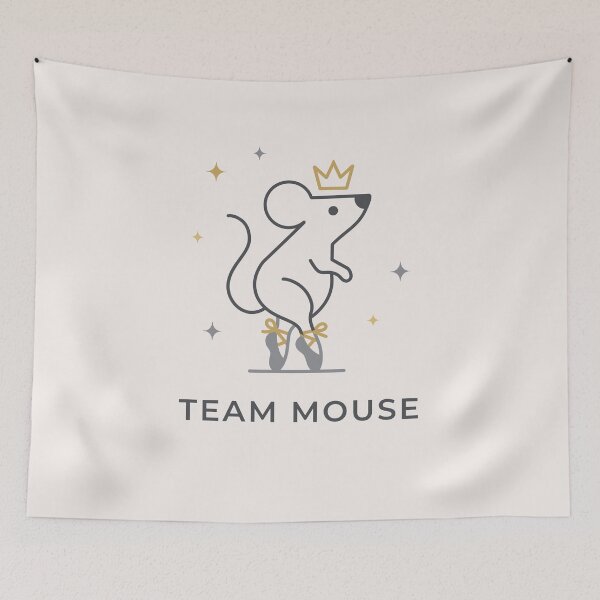 Item preview, Team Mouse Nutcracker Ballet Dancer Cute Gold Star Design designed and sold by Kate Hyunsu Cho.
