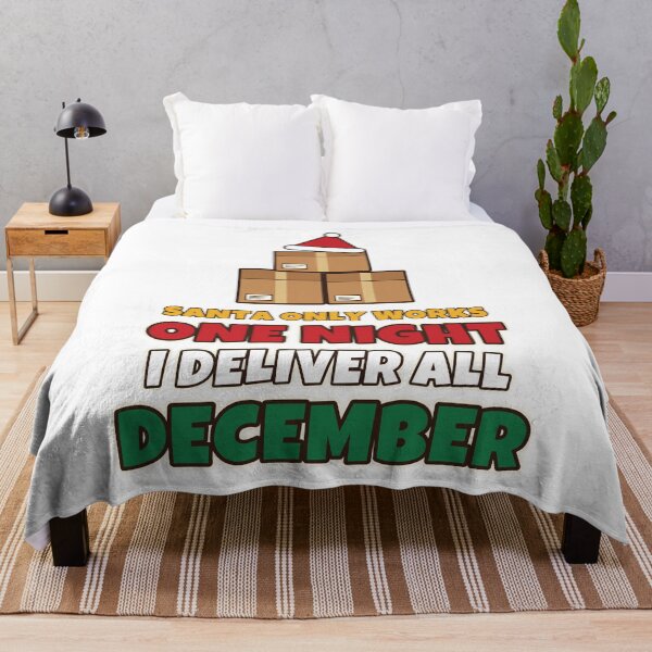 Item preview, Santa Only Works One Night I Deliver All December Funny Delivery Driver Christmas designed and sold by Bornprints.