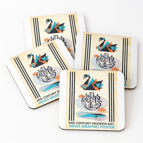 Item preview, Black Swan Calligrapher – Ink and Elegance designed and sold by PictoVibe.