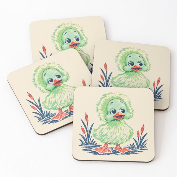 Item preview, Orville the Duck – Vintage Linocut Illustration | British TV Nostalgia designed and sold by ChickenFund.