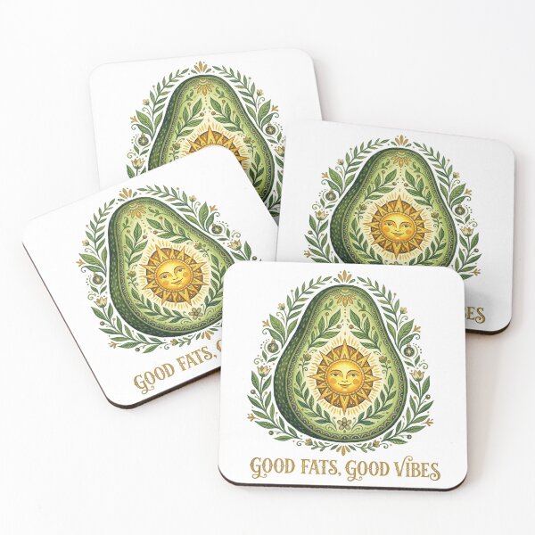 Item preview, Good Fats Good Vibes Avocado Sun designed and sold by Sanan Israyilli.