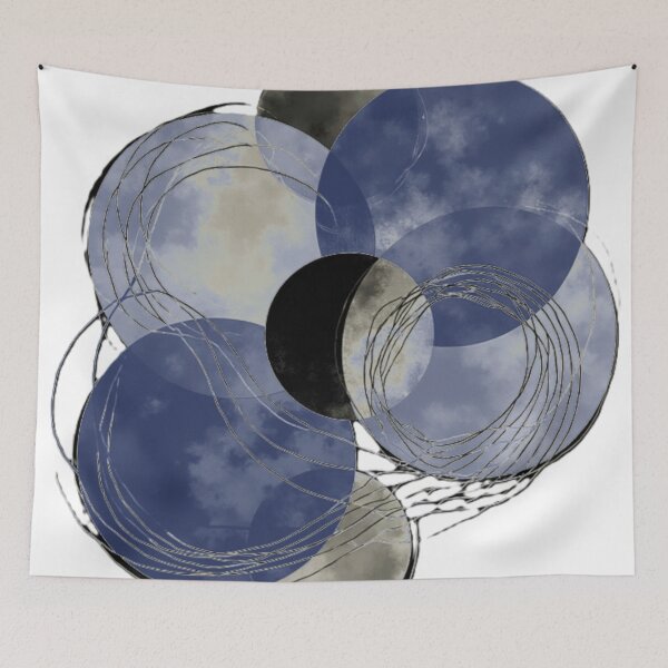 Item preview, emerald circles in harmony solarize 1 colorful geometric circular abstract design designed and sold by SmashingDeals.