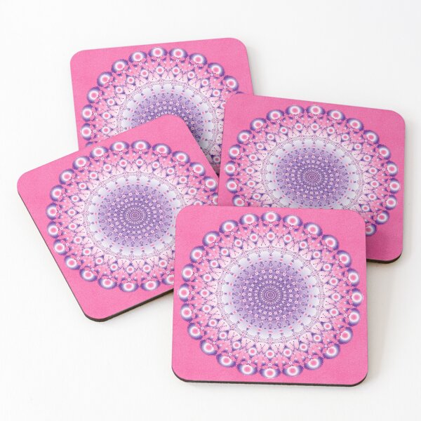Item preview, Pink and Purple Peacock Mandala designed and sold by Elsy's Art.