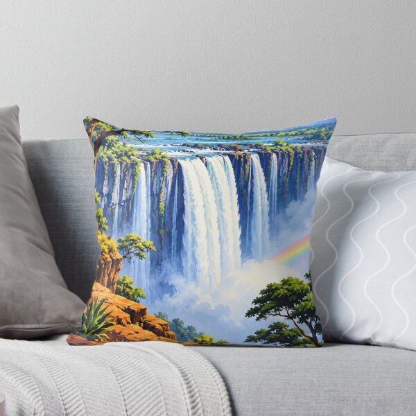 Item preview, Victoria Falls Town in Zimbabwe designed and sold by PamLeeDesign.