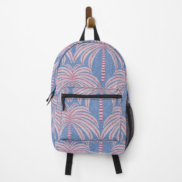 Item preview, Vintage Pink Palm Tree Coastal Block Print designed and sold by eurosummer.
