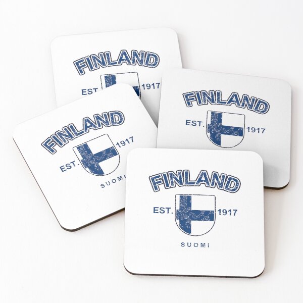 Item preview, Vintage Finland Varsity Flag Shield – Retro Finnish Pride designed and sold by youngVl.