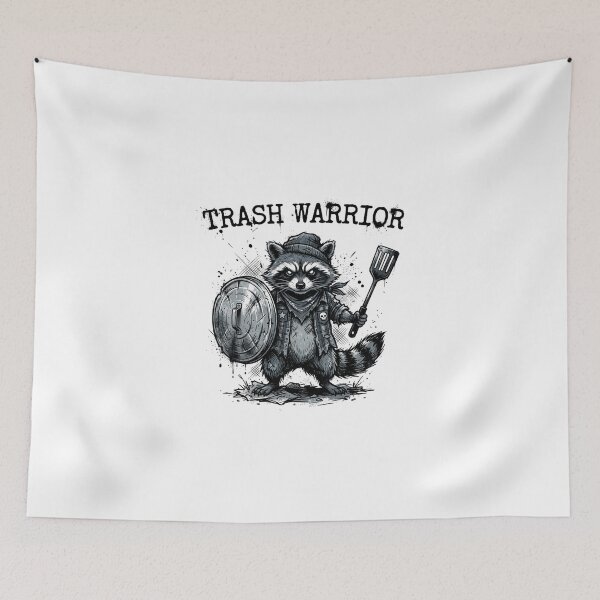 Item preview, Trash Warrior Punk Raccoon Grunge Meme designed and sold by Sanan Israyilli.