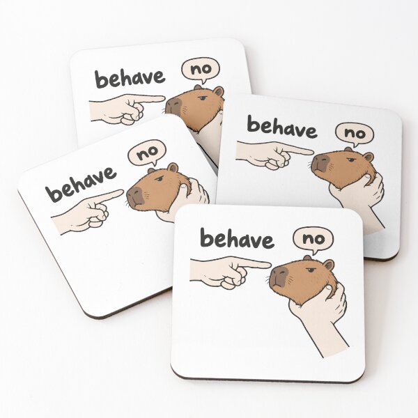 Item preview, behave no Capybara designed and sold by sollunadesignns.