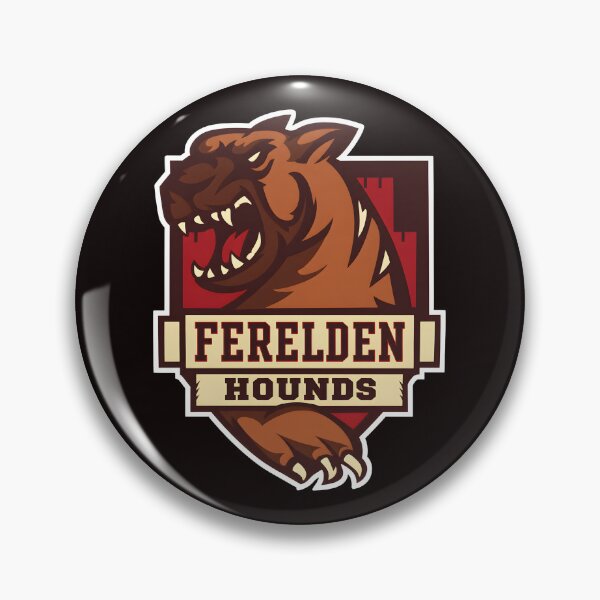 Item preview, Ferelden Hounds Fierce Creature Emblem Art designed and sold by Ahkamnash.
