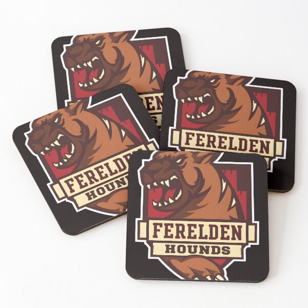 Item preview, Ferelden Hounds Fierce Creature Emblem Art designed and sold by Ahkamnash.