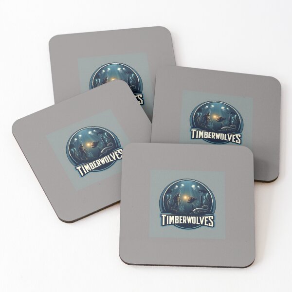 Item preview, Timberwolves Howling Moon Forest Badge-35 designed and sold by MariePaper.