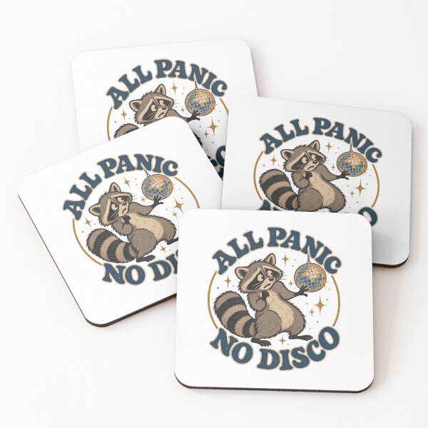 Item preview, All Panic No Disco – Raccoon designed and sold by sollunadesignns.