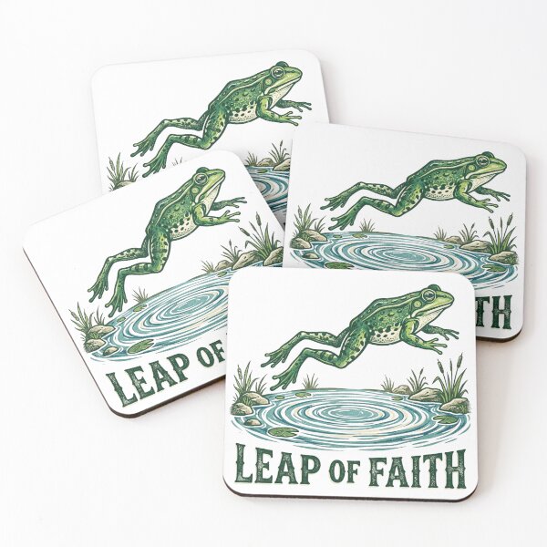 Item preview, Leap of Faith Vintage Jumping Frog Pond designed and sold by Sanan Israyilli.