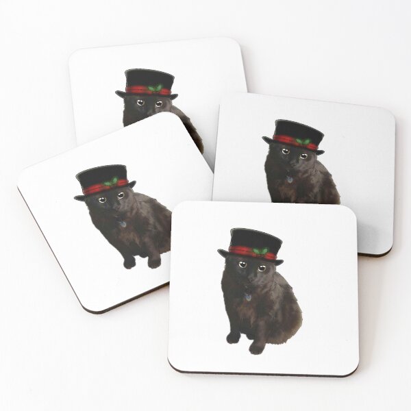 Item preview, Ninja the Cat in snowman hat  – animalzinhats designed and sold by Ashley’sAnimalz.