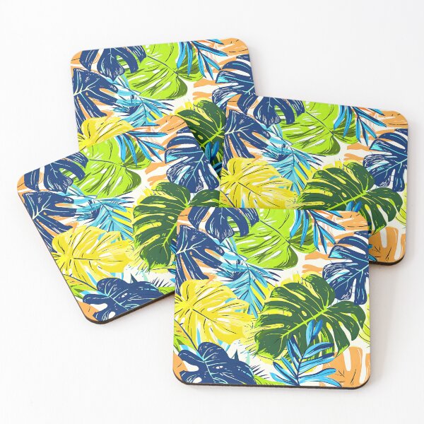 Item preview, Tropical Palm Leaves Design In Luxurious Island Colors designed and sold by DEC02.