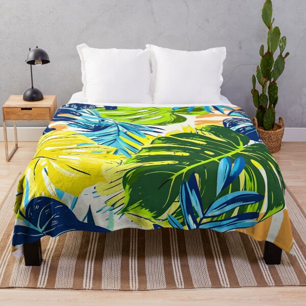 Item preview, Tropical Palm Leaves Design In Luxurious Island Colors designed and sold by DEC02.