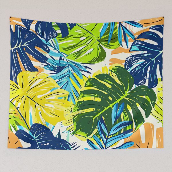 Item preview, Tropical Palm Leaves Design In Luxurious Island Colors designed and sold by DEC02.