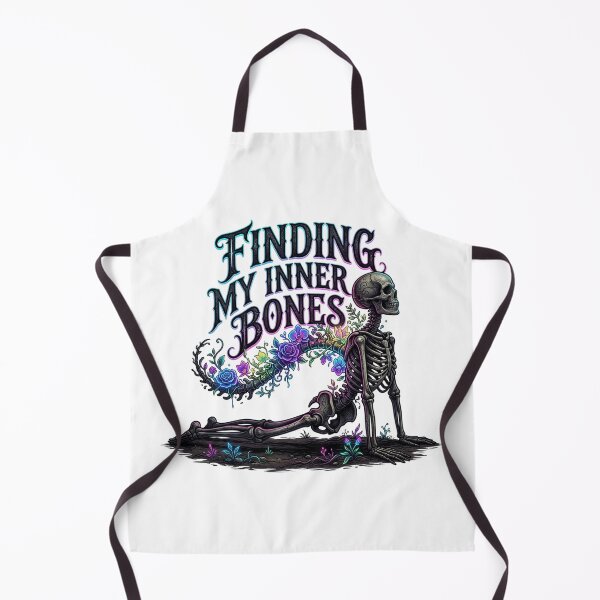 Item preview, Finding My Inner Bones Yoga Skeleton Flowers designed and sold by Sanan Israyilli.