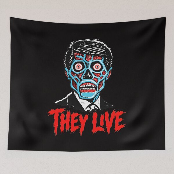 Item preview, They Live Zombie Horror Film Art designed and sold by Gamaza-Eggs.