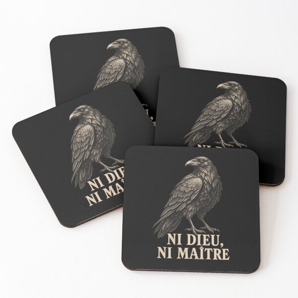 Item preview, Ni Dieu Ni Maître – Raven designed and sold by sollunadesignns.