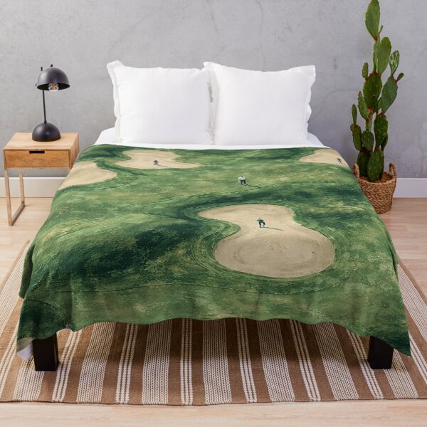 Item preview, Aerial Golf Course Vintage Green Art designed and sold by eurosummer.