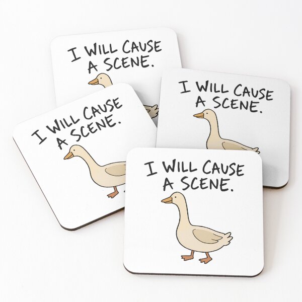 Item preview, I Will Cause a Scene – Funny Goose designed and sold by sollunadesignns.