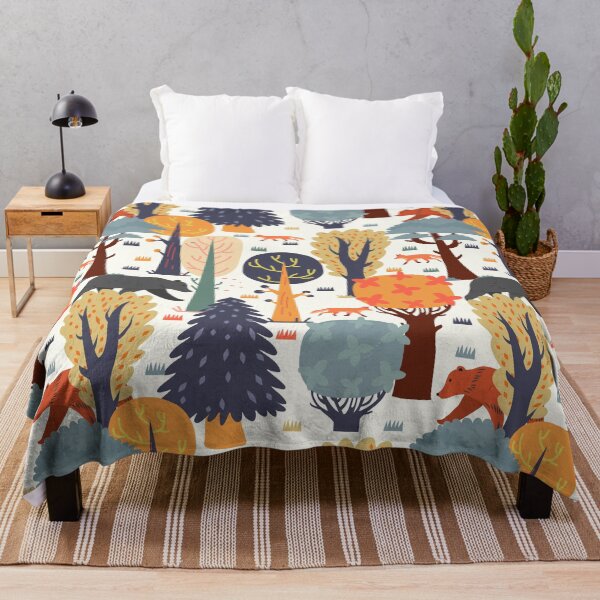 Item preview, Woodland Animal Pattern for Kids designed and sold by TangoCharlieNZ.