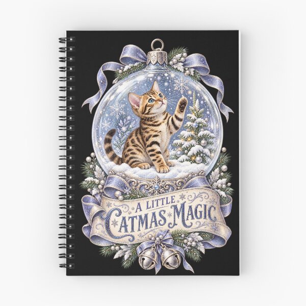 Item preview, A Little Catmas Magic designed and sold by Art For You Studio.