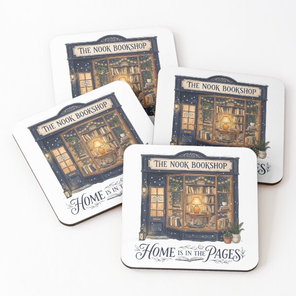 Item preview, Home Is In The Pages Cozy Nook Bookshop designed and sold by Sanan Israyilli.