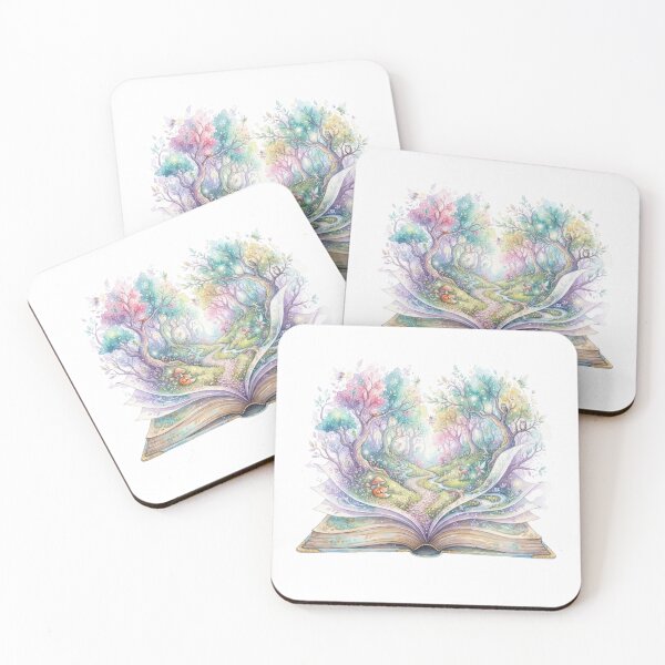 Item preview, Magical Enchanted Forest Open Storybook Art designed and sold by Sanan Israyilli.